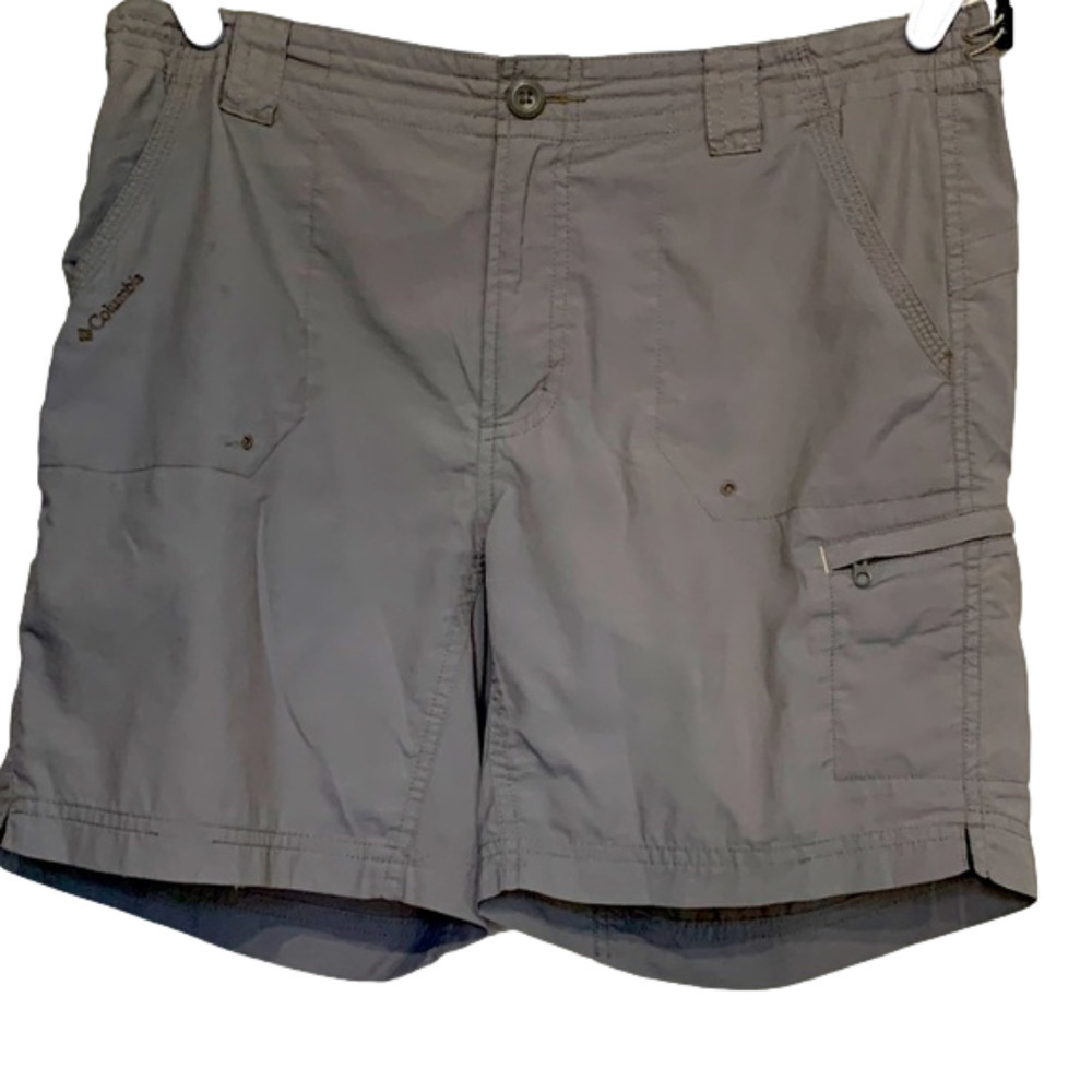 Columbia Titanium Shorts, Size 10, Gray Nylon